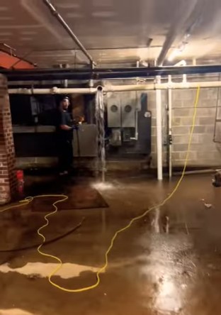 burst pipe water damage restoration Minnesota